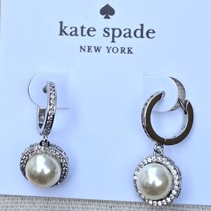 Kate Spade Something Sparkly Spade Huggies